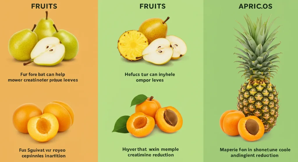 list of fruits to reduce creatinine level