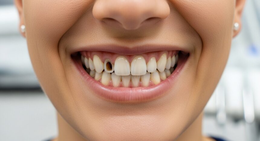 dental veneers for missing teeth